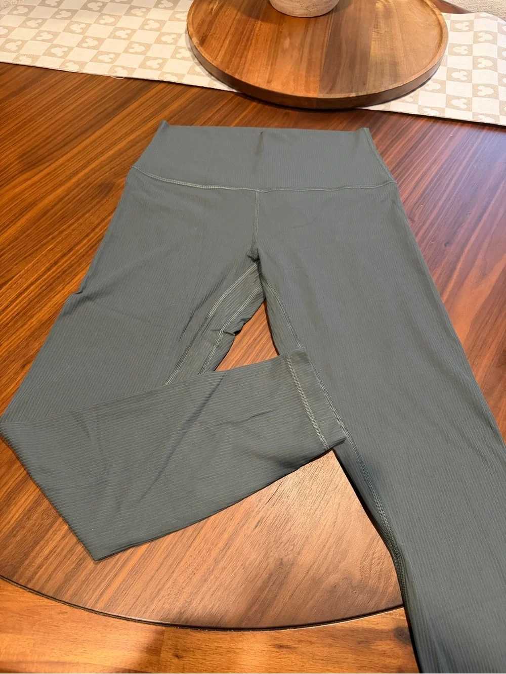 lululemon Align Ribbed High-Rise Pant in Dark Forest